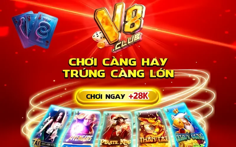 Đăng ký thành hội viên nhận tiền khuyến mãi V8Club