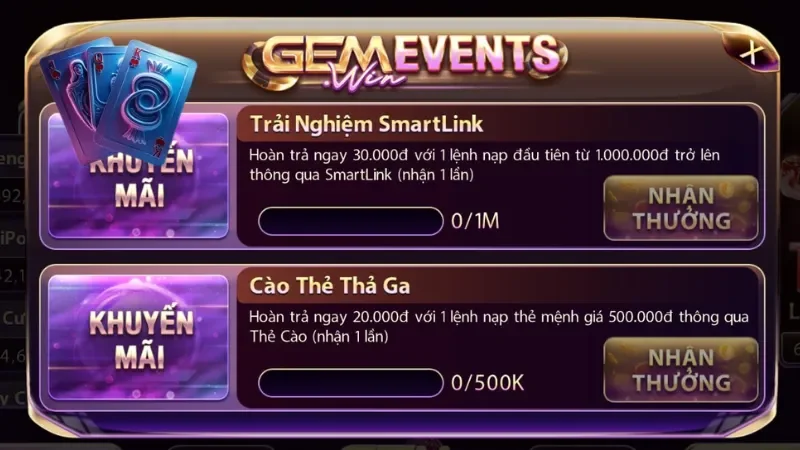 Hướng dẫn chi tiết thao tác cơ bản tham gia cổng game Gemwin