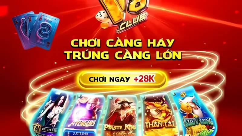 Khuyến mãi V8club vô cùng cuốn hút