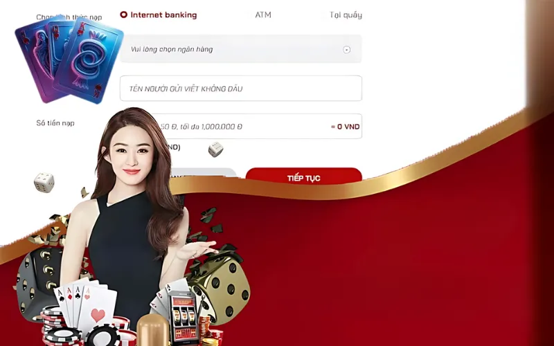 Cách thức nạp và rút tiền tại Red88