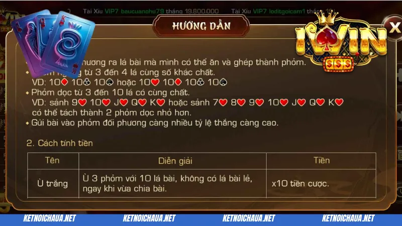 Cách chơi bài Phỏm iWIN Club cho người mới nhập môn 