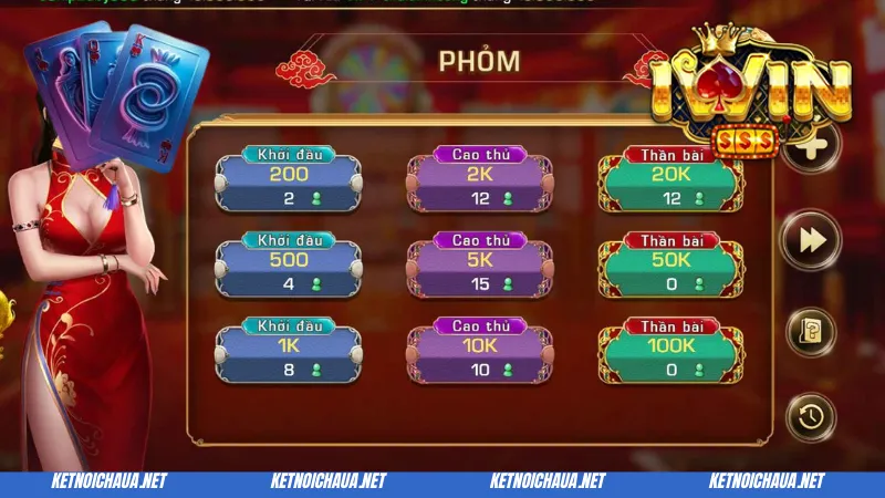 Những ưu điểm vượt trội của bài Phỏm iWIN Club 